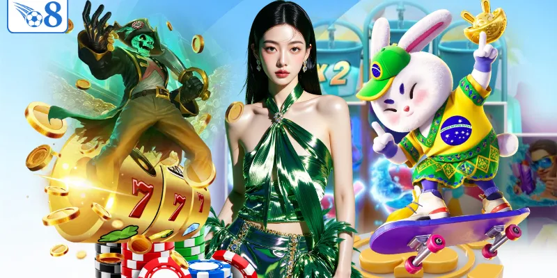 O8 – Truy Cập Trang MUSHROOMBAR Chính Thức O8 > Nạp Đầu Thưởng 100% 11 Khám phá các sảnh game nổi bật trên O8